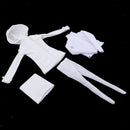 1/6 Scale Female Hoodie Jacket Shirt Skirt Stockings Set CC299 for 12" Soldier