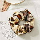 13-Pack Leopard Velvet  Scrunchies Animal Print Hair Tie Accessories