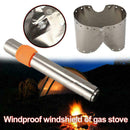 Outdoor gas stove stove windproof windshield camping windproof ring