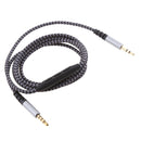 Premium Audio Cable with Remote Volume Control Micphone 3.5mm Braided Nylon