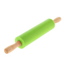Nonstick Craft Rolling Pin Fondant Sugarcraft Dumpling Wrappers Baking Green