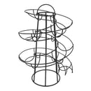 2x Iron Spiraling Egg Skelters Storage Rack Dispenser Space Saver 24 Eggs