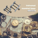 2 in 1 Watchmaker Universal Fixed Watch Mandrel Holder Watch Repair Base