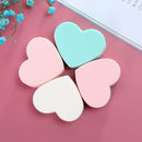 4Pcs Heart Candy Face Cosmetic Puff Cleansing Pad Sponge Wash Face Makeup To JR