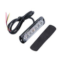 Lamadaled 6LED Strobe Light Motorcycle Flash Lights Side Lamp Warning Light