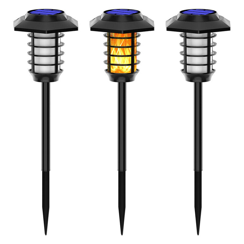 LED Solar Buried Light Waterproof Torch Spotlight Landscape Lighting (B)