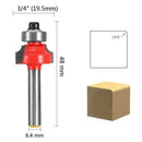 5Pcs 1/4Inch Shank Corner Round Over Router Bit with Bearing Cleaning Flush