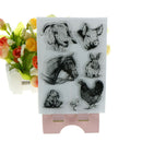 animals horse rabbit and duck scrapbooking album card decor diary diy craft SP