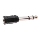 5x 6.35mm Male to 3.5 mm Female M/F Jack Audio Stereo Adapter Converter