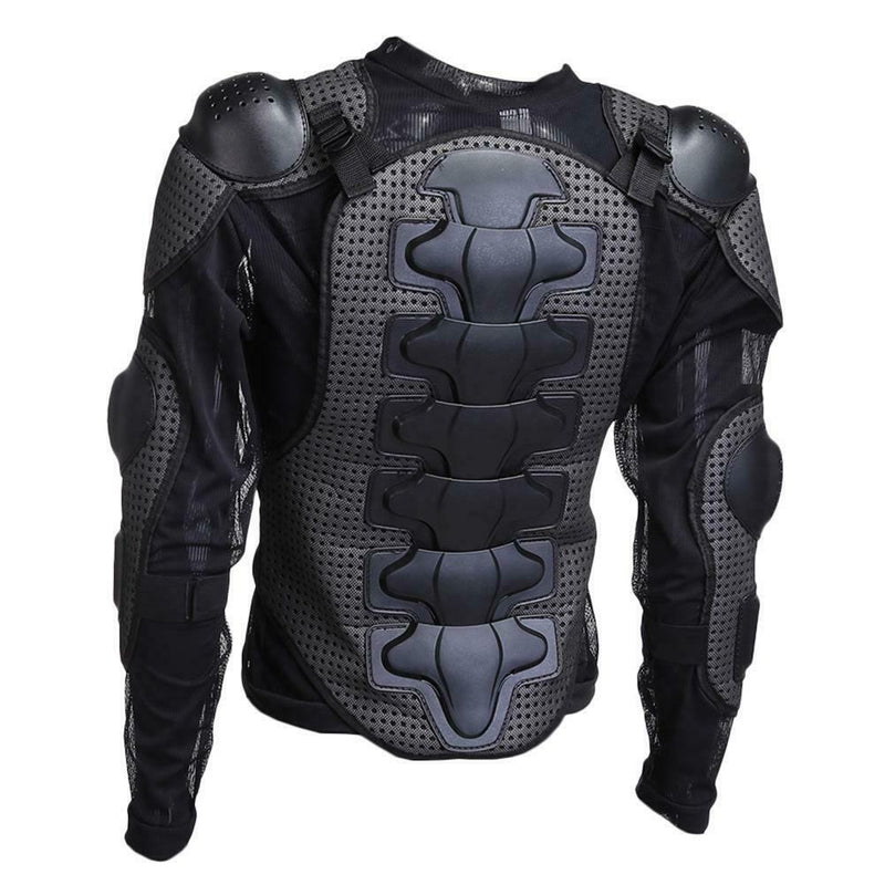 Motorcycle MX Full Body Armor Jacket Spine Chest Shoulder Protection Riding