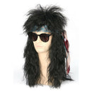 Synthetic Wigs Hair New Fashion Men's Fluffy Medium Wavy Natural Black WigsB Bj
