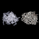 100X 4.8mm Crimp Terminal Female Spade Connector 22-16AWG w/ Insulating Sleeve3C