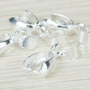 20x Sier Plate Clasp Pinch Pendant Finding Bail13.7mm