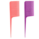 Plastic Sectioning Weave Highlight Foiling Hair Combs for Salon Dyeing