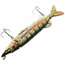 8 inch/20cm Pike Muskie Fishing Lure Swimbait Crankbait Hard Bait Fish Tack Z8B5