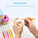 10pcs Sewing Hooks Needles Aluminium Crochet Knit Weave Craft Yarn Supplies