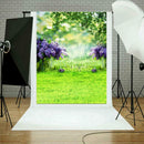Photography Background Fabric Flower Grass Wall Photo Studio Props Backdrop
