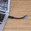 USB to PS2 Cable Male to Female PS/2 Adapter Converter Extension Cable