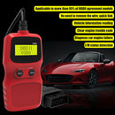 V300 OBD2 Scanner Backlit LCD Display OBDII Auto Car Diagnostic Tool (Red) A