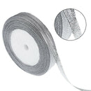 5 Rolls Glitter Ribbons, 0.24 Inch 25 Yards Metallic Ribbons for Crafters G