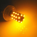 2x 1157 60SMD Dual Color Switchback White/Amber Turn Signal LED Light Bulbs 12V