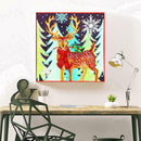 5D DIY Special Shaped Diamond Painting Elk Cross Stitch Mosaic Craft Kits