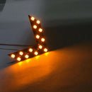 2x 14 SMD LED Car Rear View Mirror Lamp Side Turn Signal Indicator Lights Random