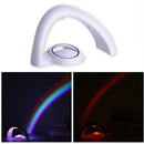 Creative Rainbow LED Projector Night Lamp Romantic Home Decoration Bedrooms Y9T0