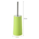 Toilet Brush Long Handle Bathroom Bowl Scrub Cleaning Brush Green