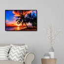 Seaside Scenery 5D DIY Full Drill Diamond Painting Cross Stitch Needlework