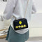 Chick Print Decor Bag Women Square Leather Shoulder Messenger Chain Bags