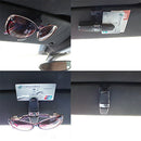Universal Black Car SUV Sun Visor Glass Sunglass Card Ticket Holder Clip Holder