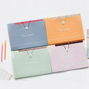 4 Pack Expanding File Folder Pockets --5 Pockets,A4 Letter Size,Assorted Co N5V9