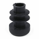 10 Pcs Black Plastic 12mm Pipe End Blanking Caps Bung Tube Tubing Insert Ro W4O7