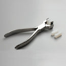 Tool Stainless Steel Nylon Jewelry Repair Tool Head Flat Nose Pliers Househ