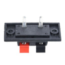 5 Pcs 45mm x 21mm 2 Positions Push in Jack Spring Load Audio Speaker Termin X2I5
