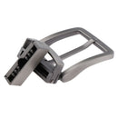 2x Reversible Single Prong Rectangle Belt Buckle Metal Buckle Replacements