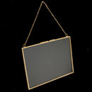 Metal & Glass Hanging Photo Frame Portrait & Landscape & Specimen 20x15cm