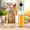 Stainless Steel Olive Oil Leakproof Sprayer 100mL Kitchen Seasoning Spray Bottle