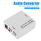Optical Coaxial Toslink Digital To Analog Audio Converter Adapter RC L/R