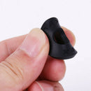4PCS Black Guitar Strap Blocks Rubber Bass Guitar Strap Lock Guitar Accessories.