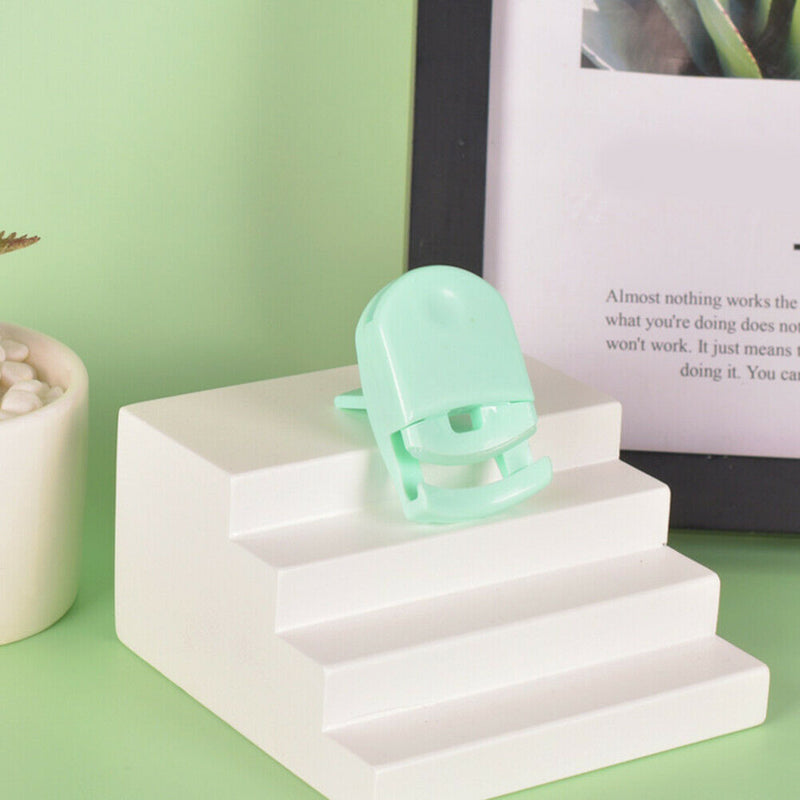 Women Mini Eyelash Curler Beauty Makeup Eye Lashes Curling Clip (Green)