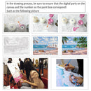 Paint by Numbers Kit Sunset Seascape DIY Large Canvas Oil Painting UnFramed Art