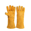 14 Inch Leather Welding Gloves Anti-Cut Temperature Resistant Fire-Proof Co X6R6