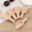 5Pcs 8cm Wooden Scoops Bath Salt Spoon Candy Flour Spoon Scoops Kitchen Uten Hn