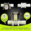 New 12V Electric Solenoid Valve Magnetic DC N/C Water Flow Switch Inlet Air S6N1