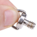 1Pc Hot New C Ring 1/4"-20 Camera Tripod Plate Steel Stainless Loading Screw JR