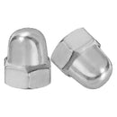 25Pcs 1/4 inch - 20 Stainless Steel Dome Head Cap Acorn Hex Nuts 25Pcs