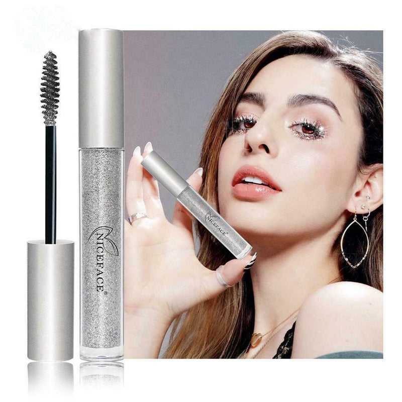 Diamond Shiny Mascara 4D Silk Fiber Mascara Tear Drop Makeup Mascara Shine