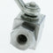 2 Way High Pressure Hydraulic Steel Ball Valve Female DN6 0.125Inch